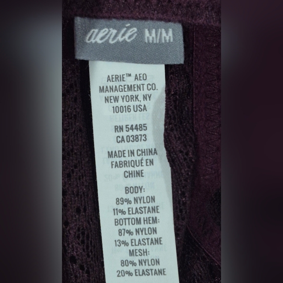 Aerie Eyelash Lace Plunge Bralette - Picture 8 of 9